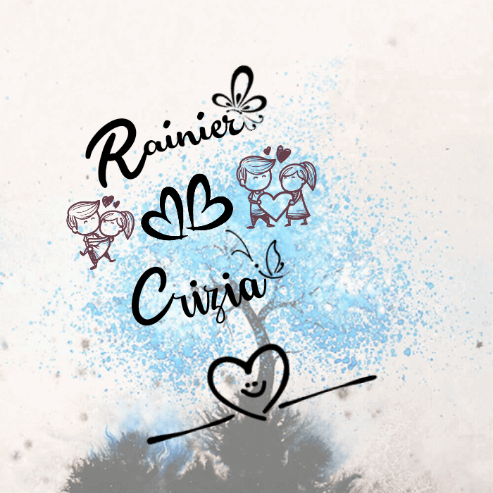 Custom Calligraphy - Rainier & Crizia