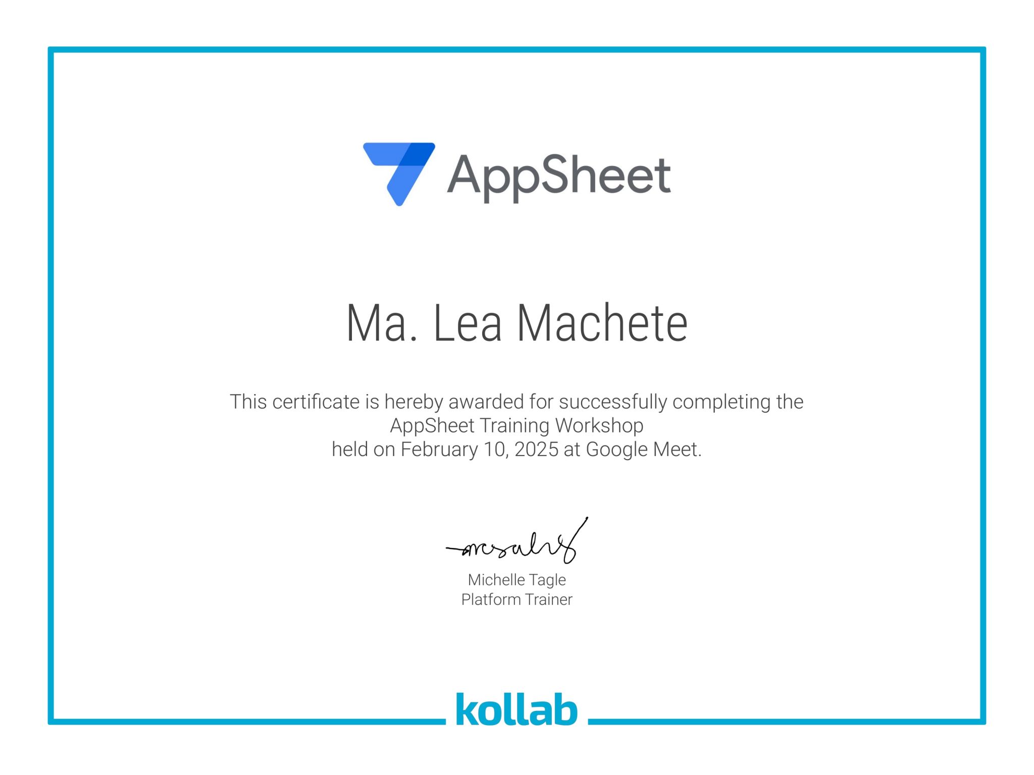 AppSheet Training