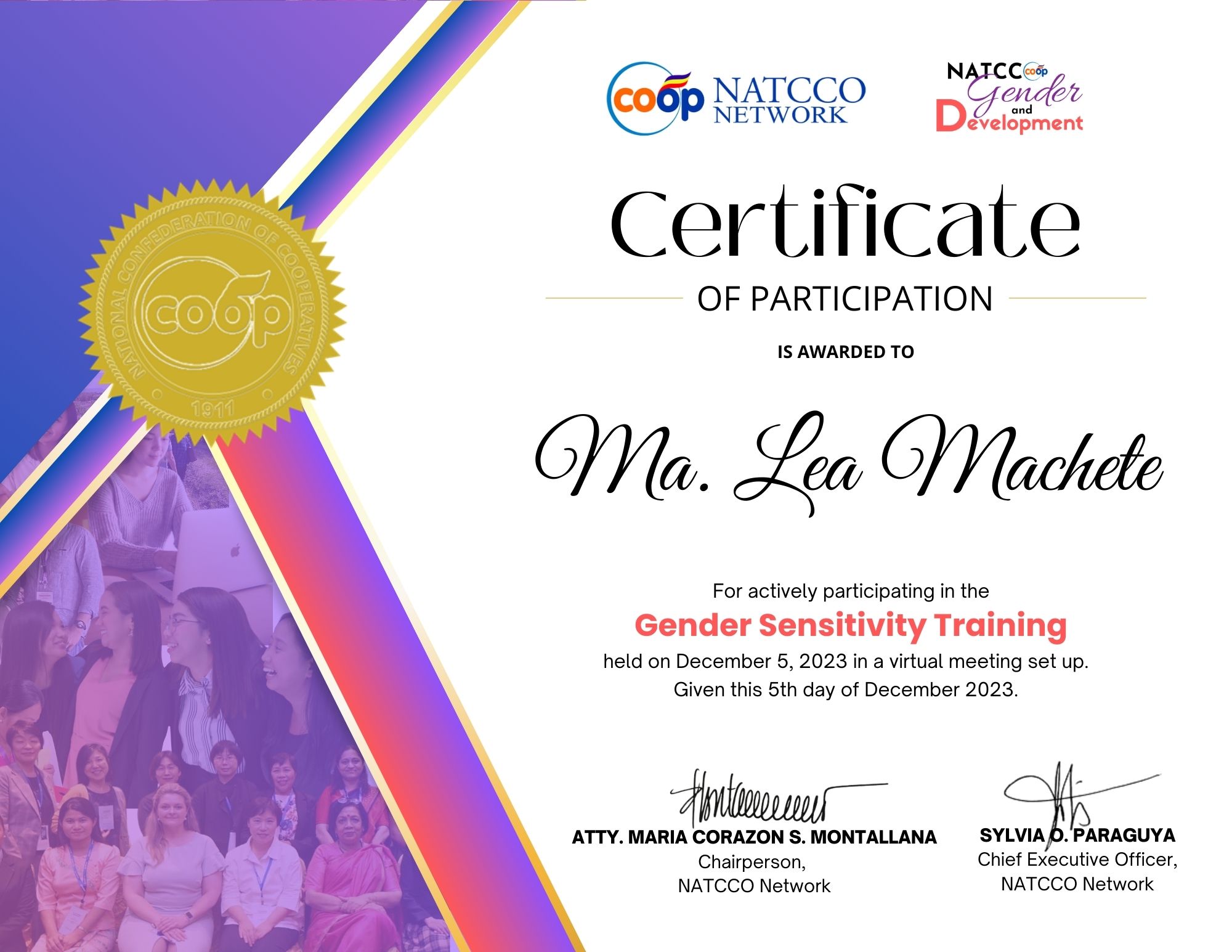 Gender Sensitivity Training