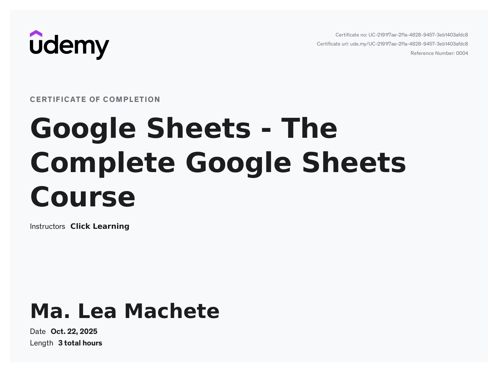 Google Sheets Complete Course