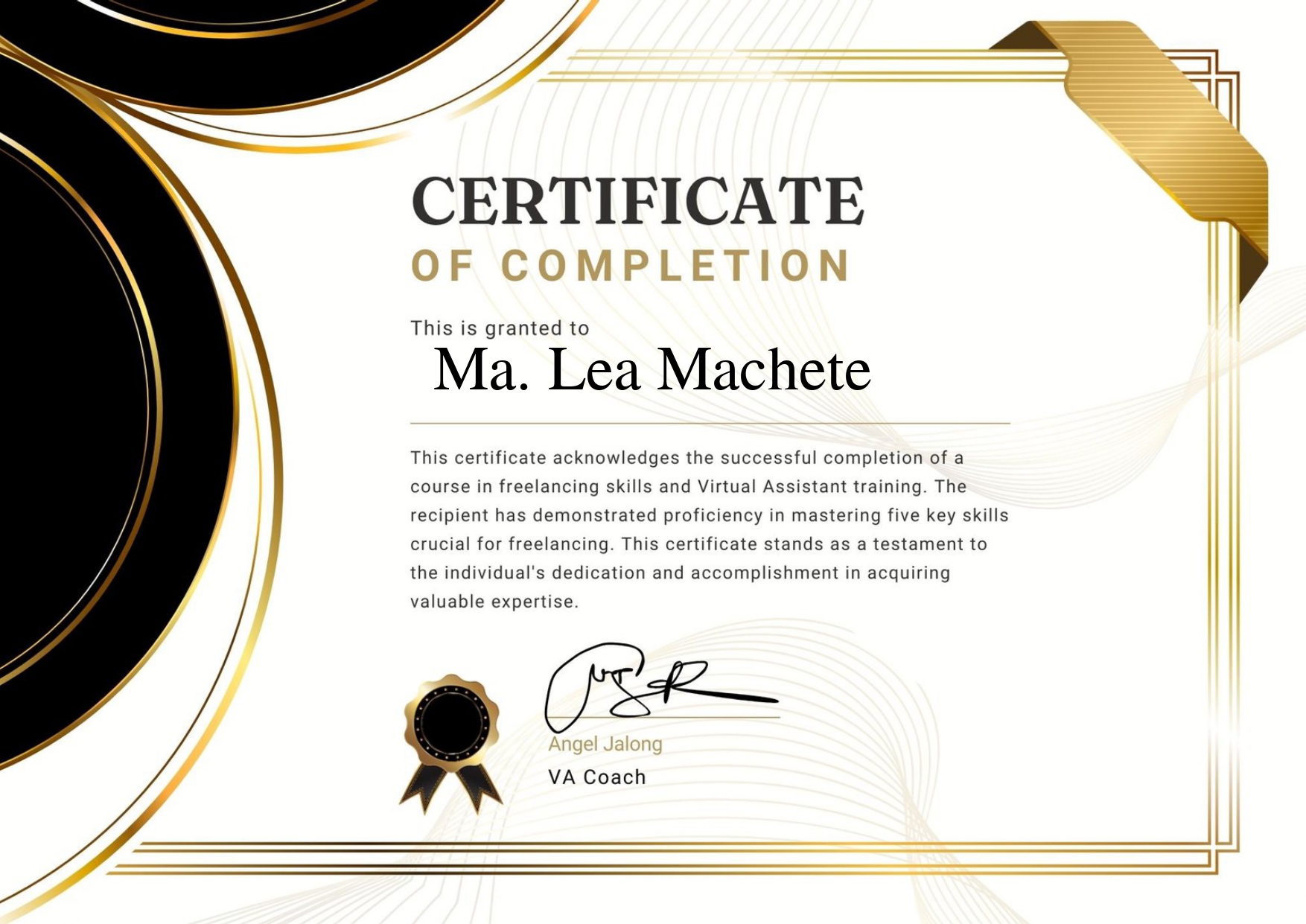 VA Certification